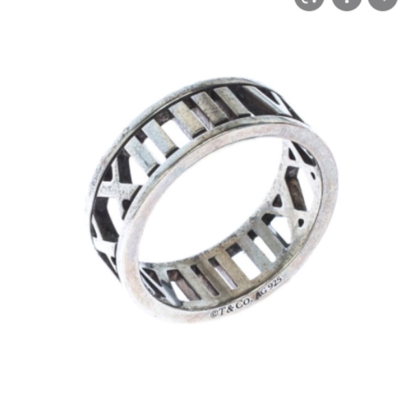 TIFFANY & CO. ATLAS RING - Picture 3 of 8